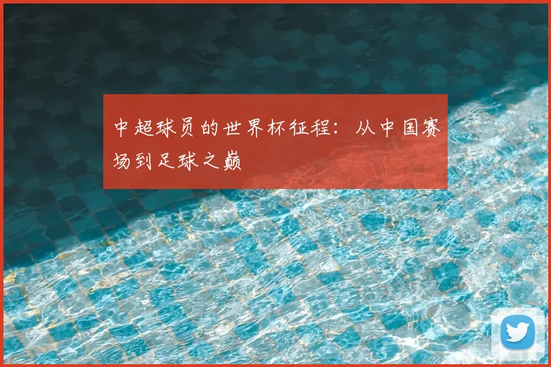 中超球员的世界杯征程:从中国赛场到足球之巅